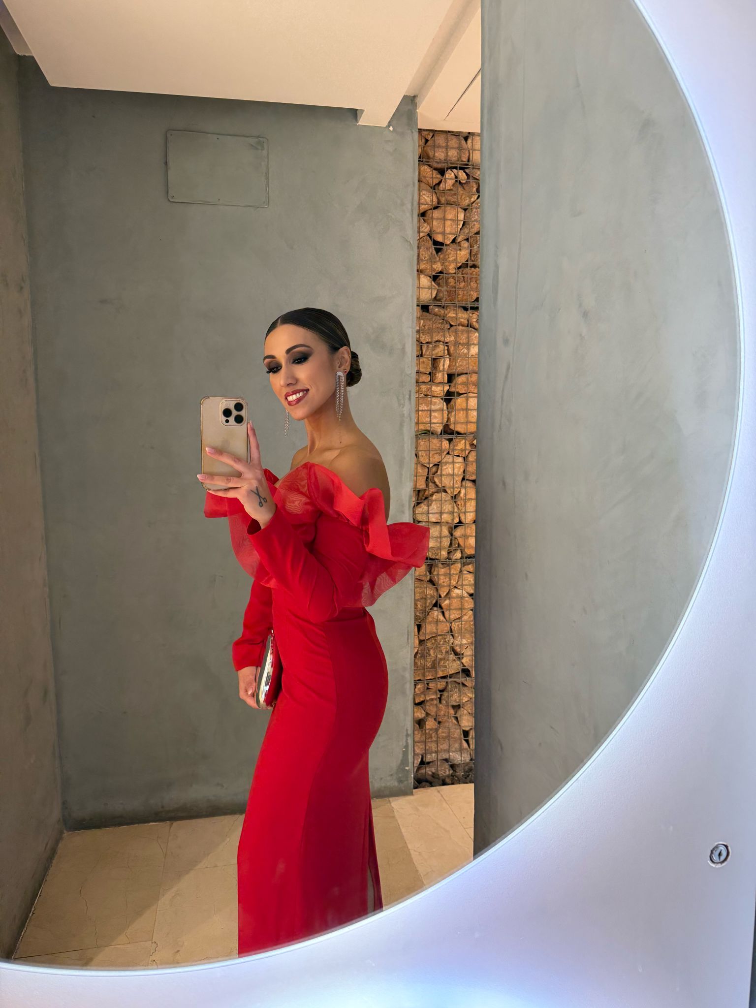 VESTIDO INVITADA ROJO