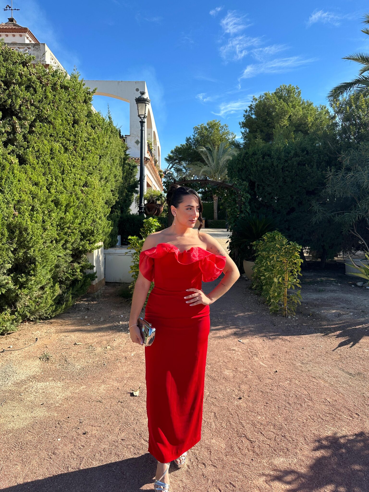 VESTIDO INVITADA ROJO