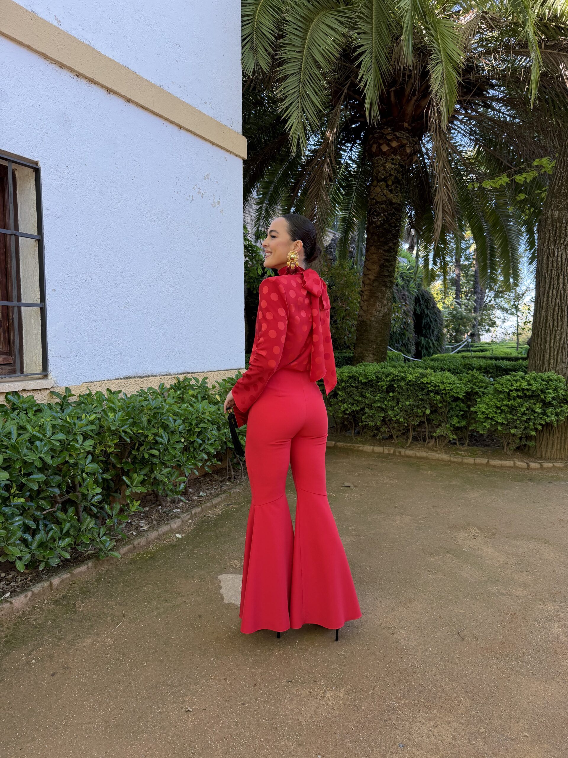 CONJUNTO FLAMENCO ROJO